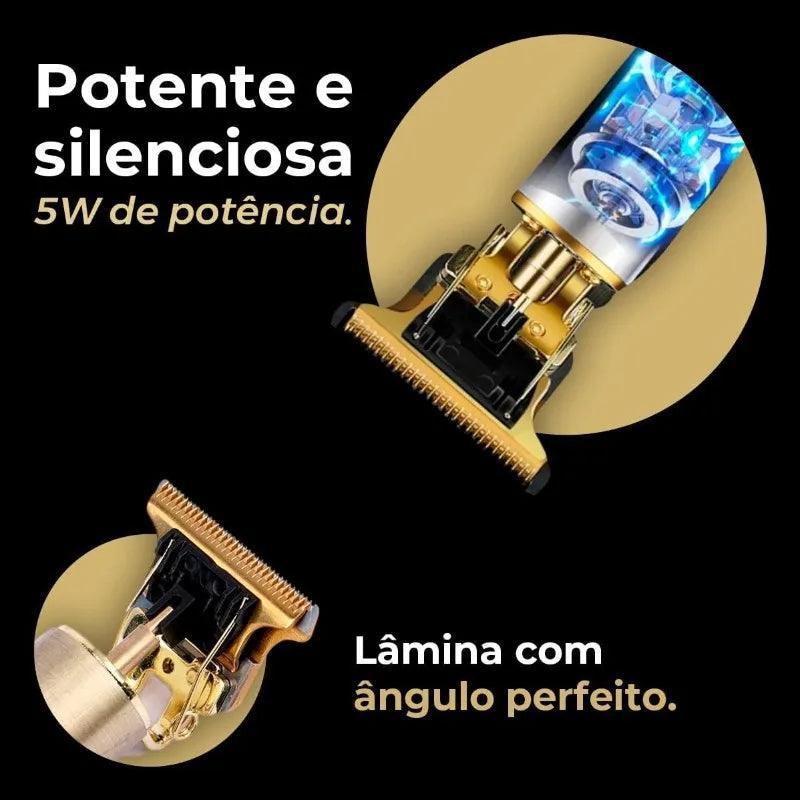 Máquina de corte de cabelo profissional elétrica