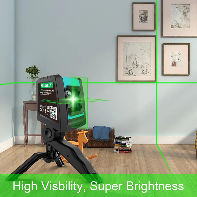 MiLESEEY 2 Lines Laser Level L52R L62 360